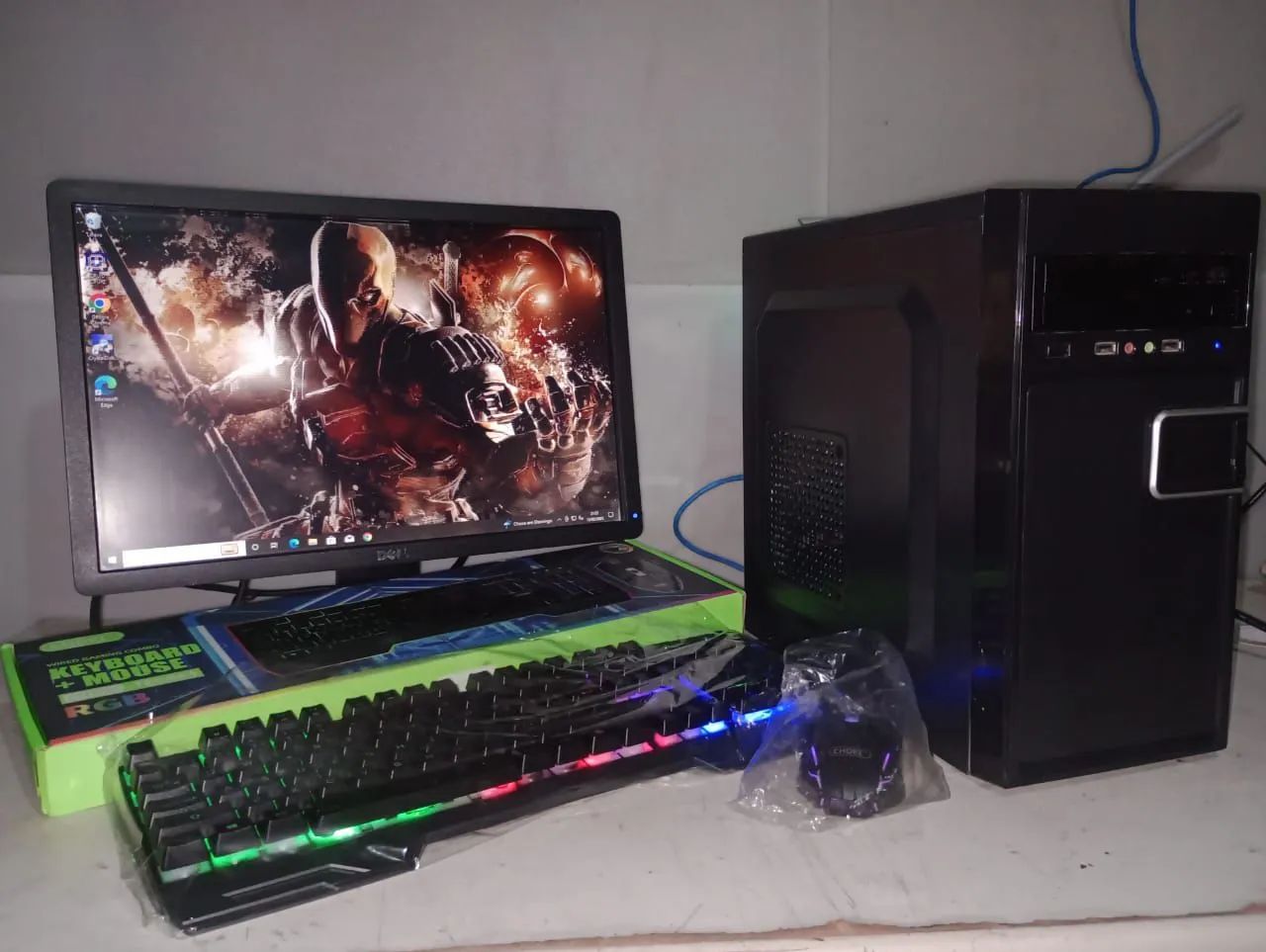 PC COMPLETO CORE I7 / 8GB DE MEMÓRIA/ SSD120GB/HD1TB/MONITOR 19.8"/TECLADO E MOUSE( leia )