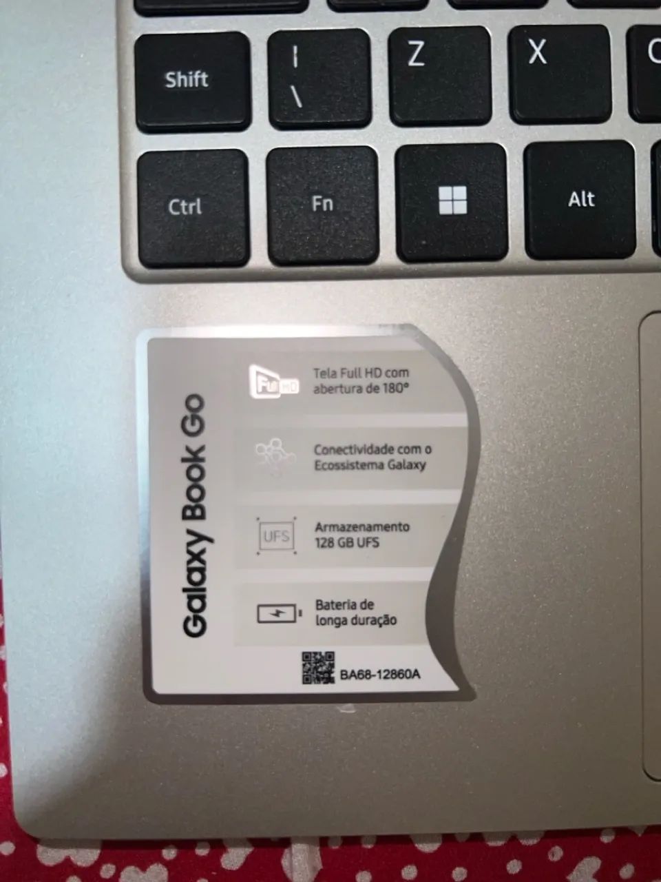 Notebook Samsung Galaxy Book Go Snapdragon 4/128GB - Foto 4