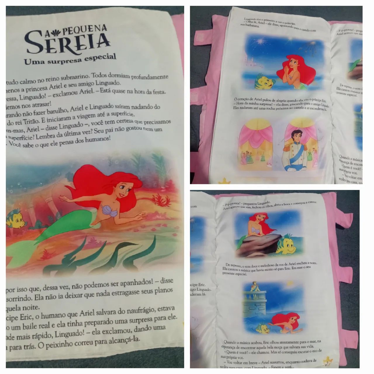 Jogo de Cama Infantil Princesas Disney  - Foto 4