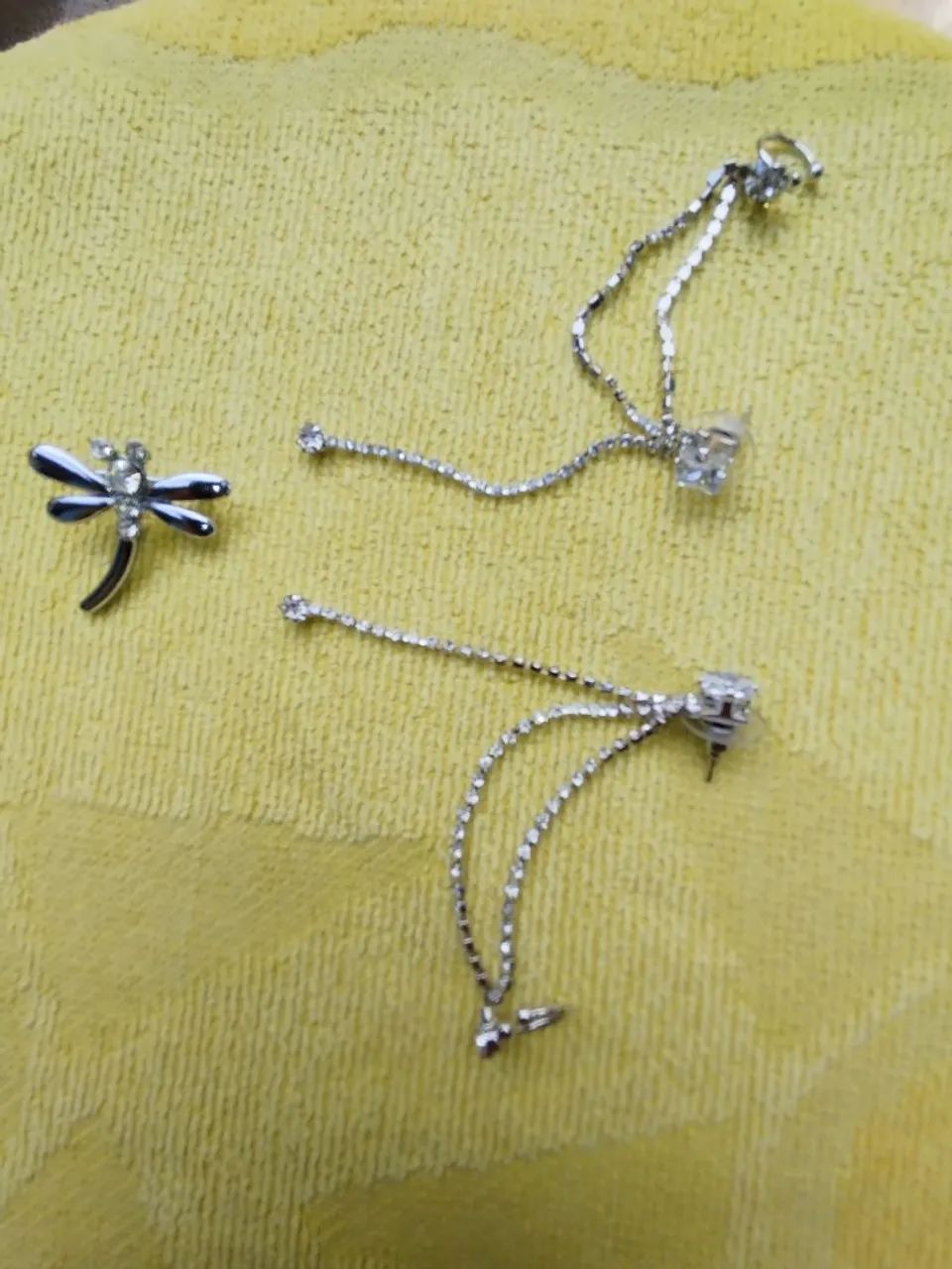 Brinco de brilhantes com EarCuff - Foto 3