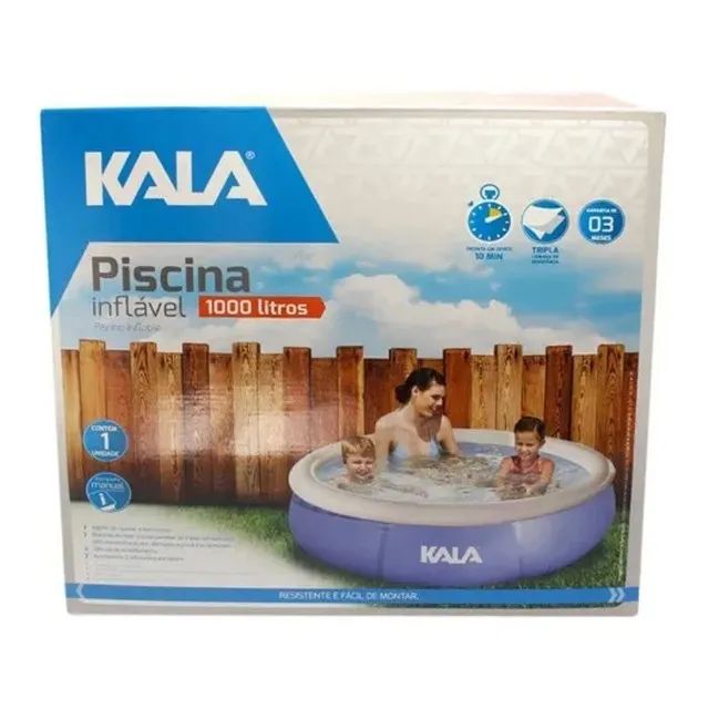 Piscina Redonda Inflável 1000 Litros-Kala - Foto 2