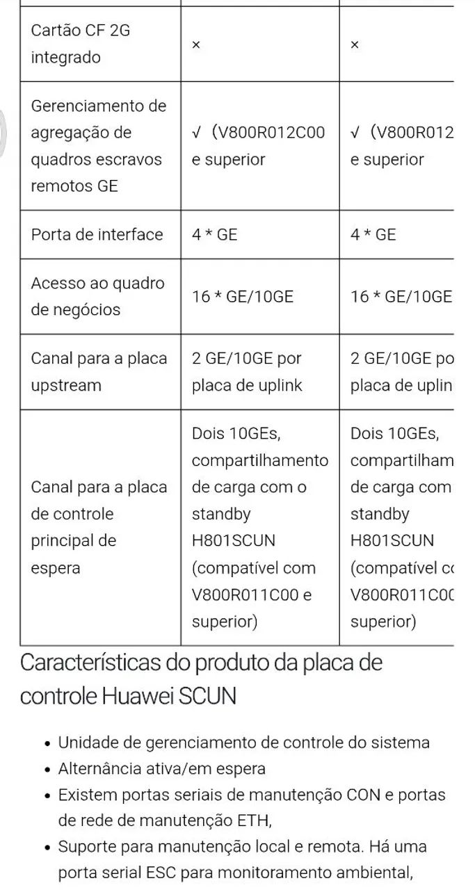 Placa de controle SCUN da Huawei - Foto 3