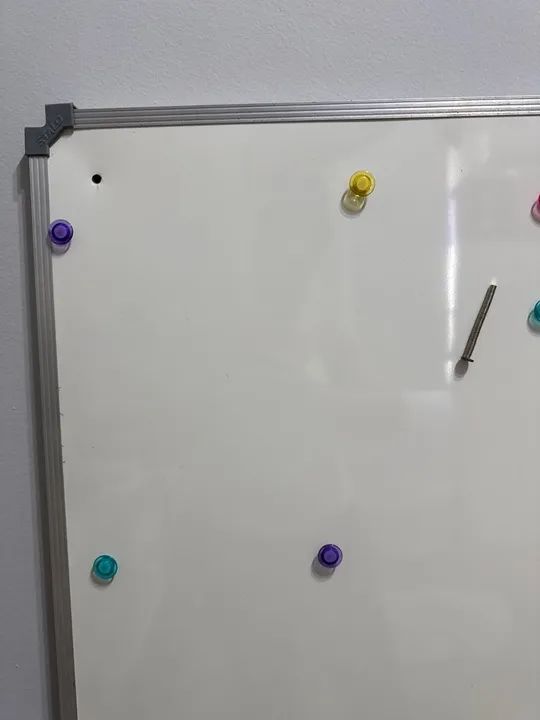 Quadro branco magnético para comércio 150cm x 120cm - Foto 2