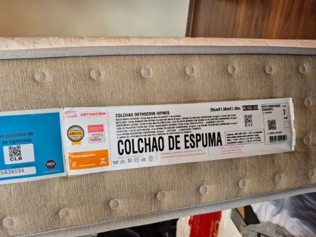 COLCHÃO ORTHOCRIM MODELO HIPNOS QUASE ZERO - Foto 5