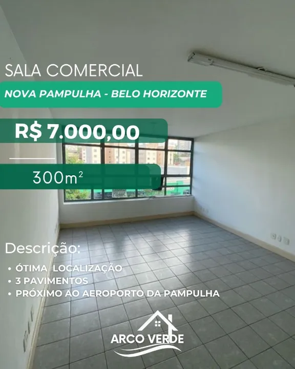 SALA COMERCIAL - NOVA PAMPULHA