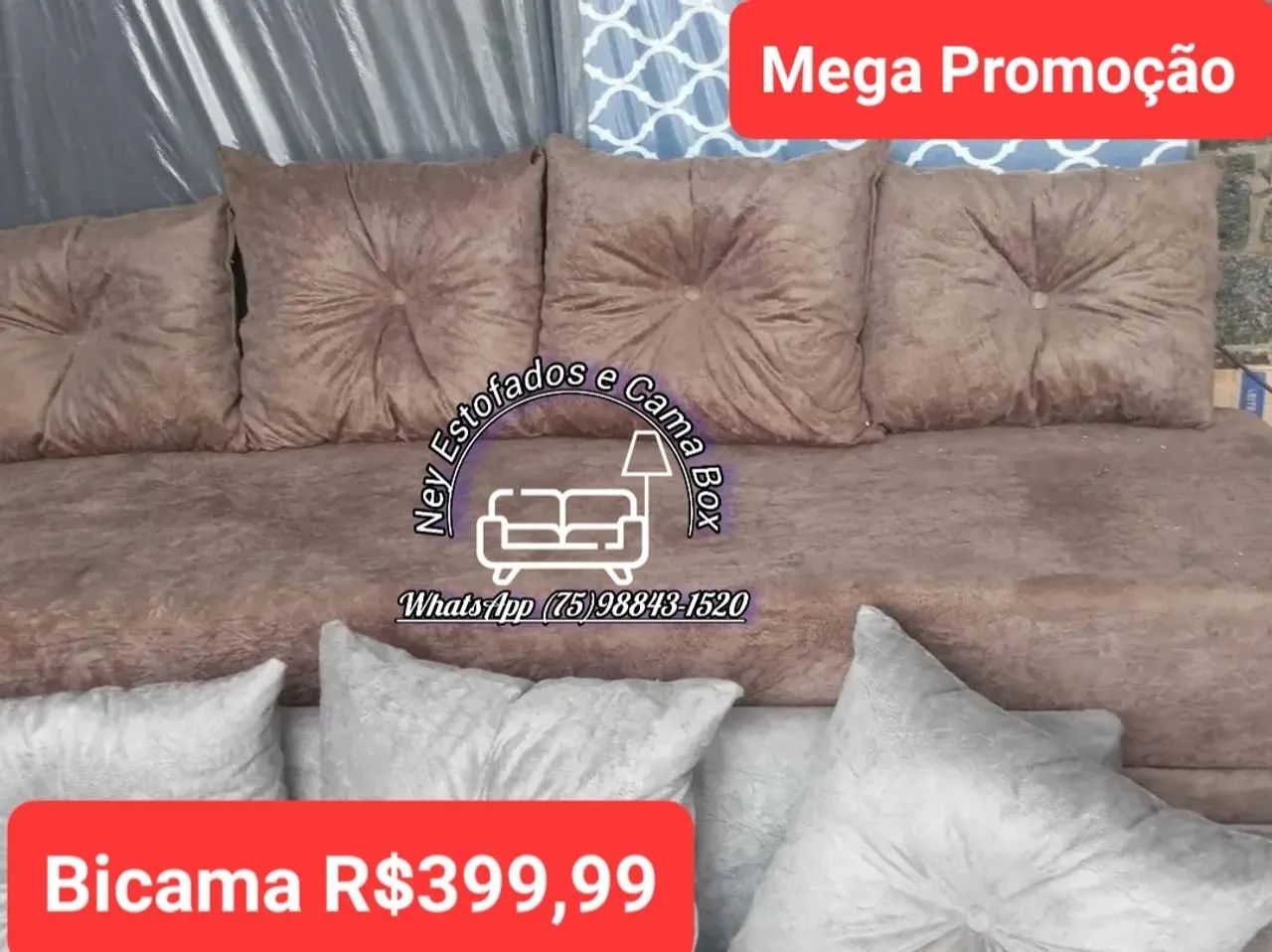 Sofá Cama Bicama R$399,99 - Foto 5