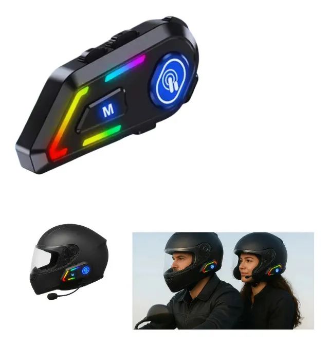 Fone Bluetooth para Capacete de Moto Tomate MT-C003 - Foto 2