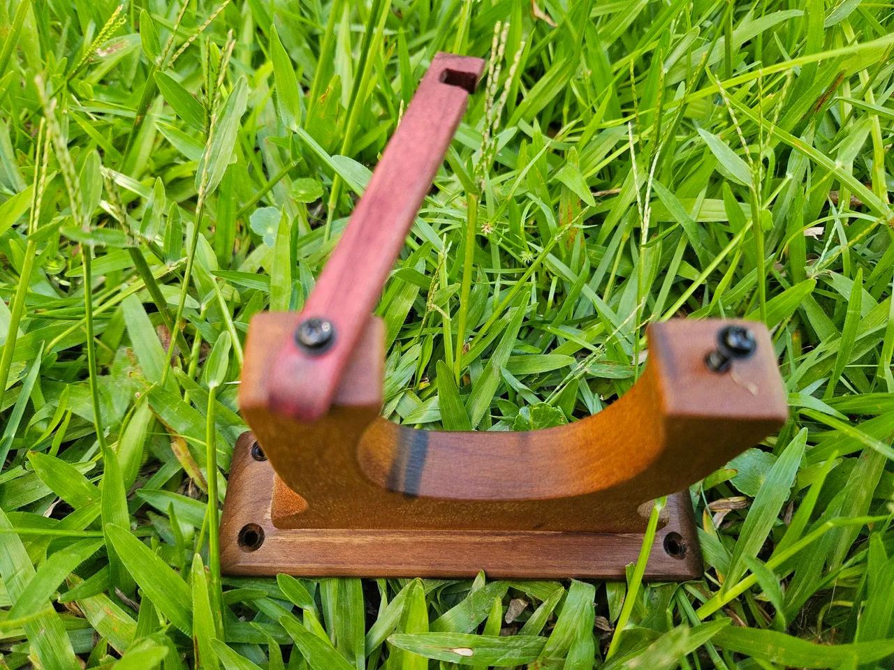Suporte para Violão ou Guitarra em Madeiras Nobres / Artesanal - Foto 4