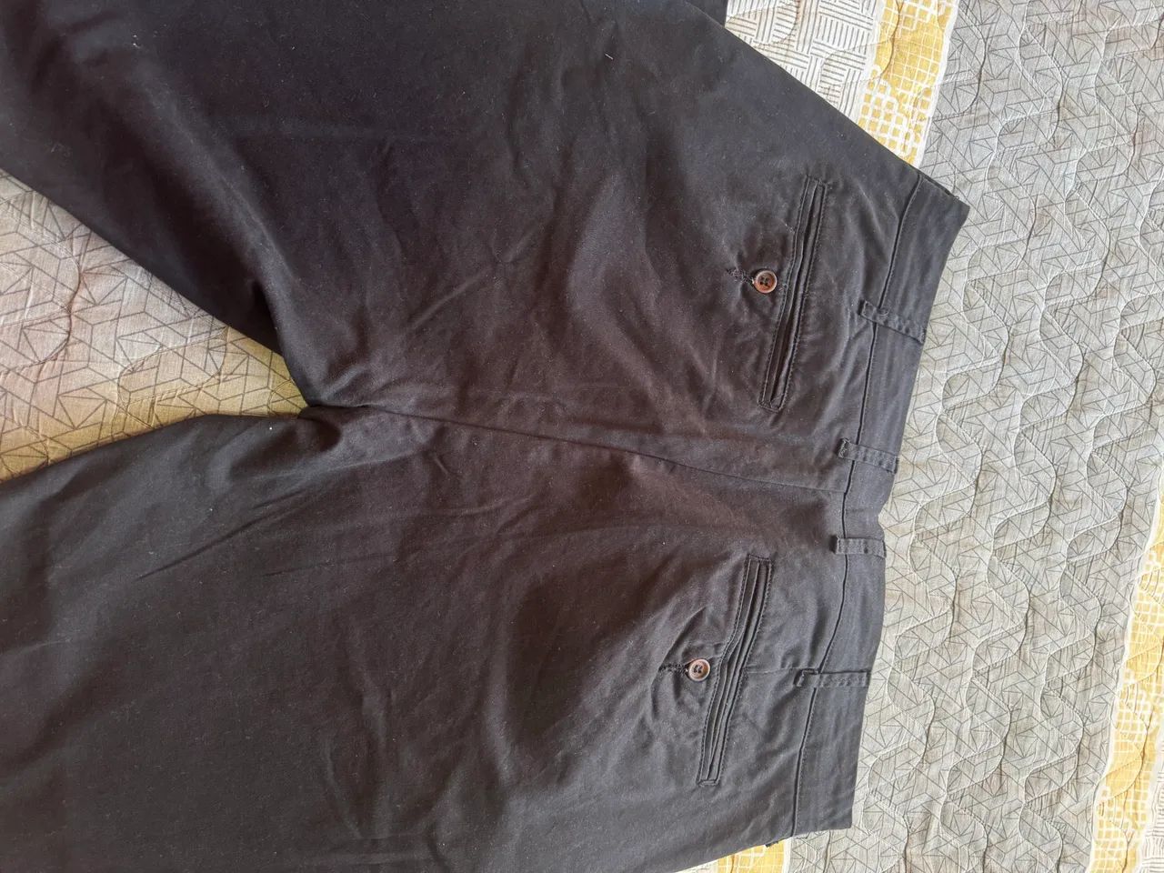 Calça Sarja Preta 46 - Foto 4