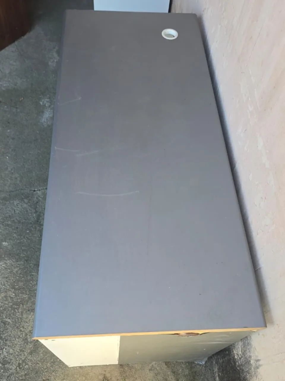 Mesa de escritório com 2 prateleiras móveis  - Foto 3