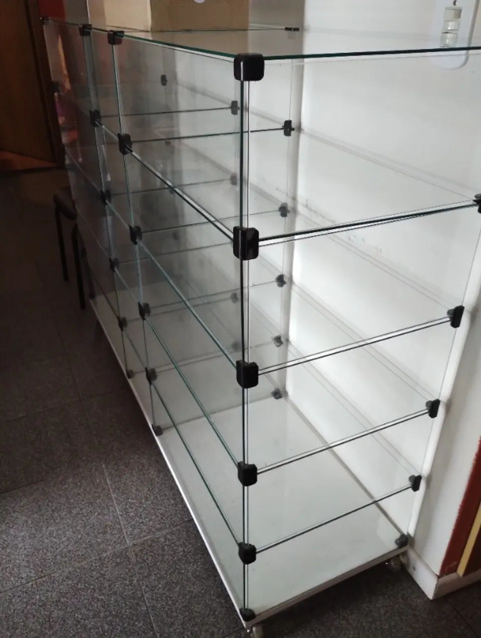 Balcão Vitrine de Vidro 