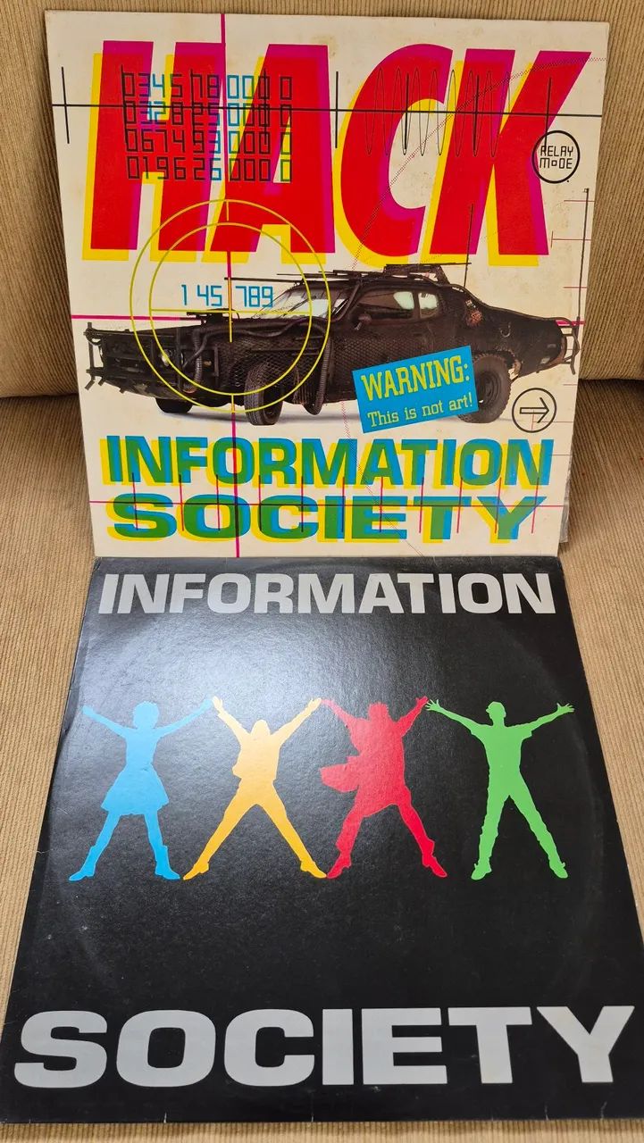 2 LPs - Information Society (Hack e Software Hardware)