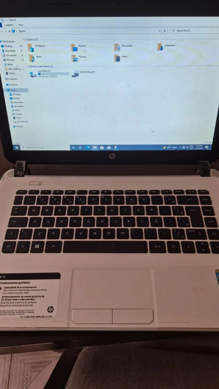 Notebook hp Intel celeron 1.8 Ghz, Hd500, 4Gb, Tela 14, funcionando perfeitamnete, R$ 349, - Foto 4