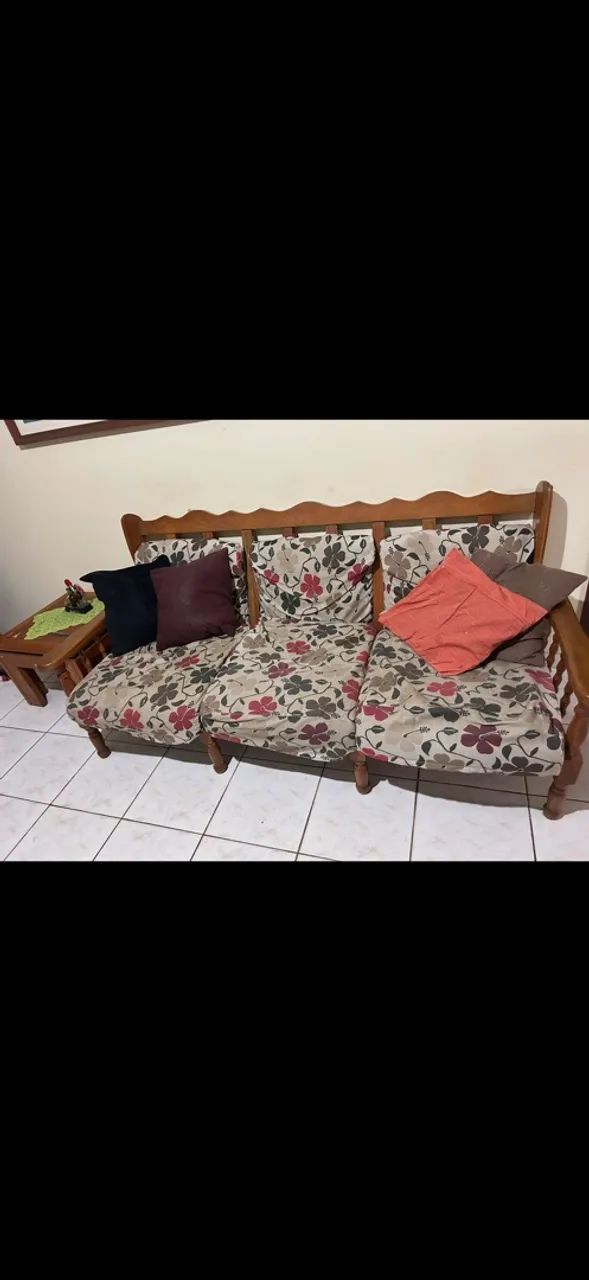Conjunto de sofá e poltrona estilo colonial ? - Foto 2