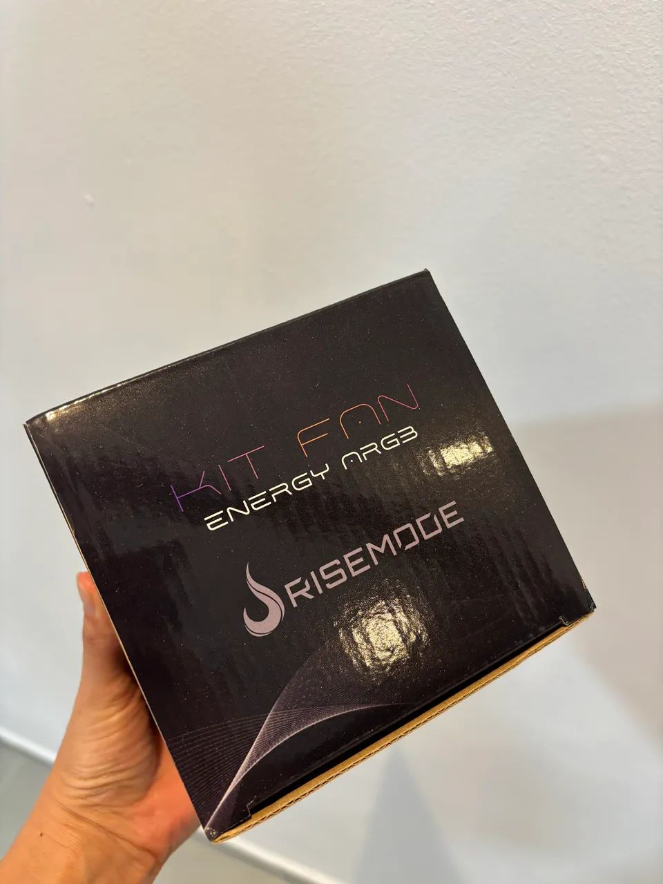 Kit com 3 Ventoinhas Rise Mode Energy, 120 mm, ARGB - Foto 3
