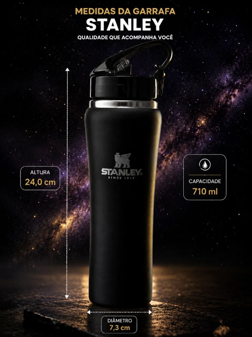 garrafa termica 750 ml squeeze premium  - Foto 5