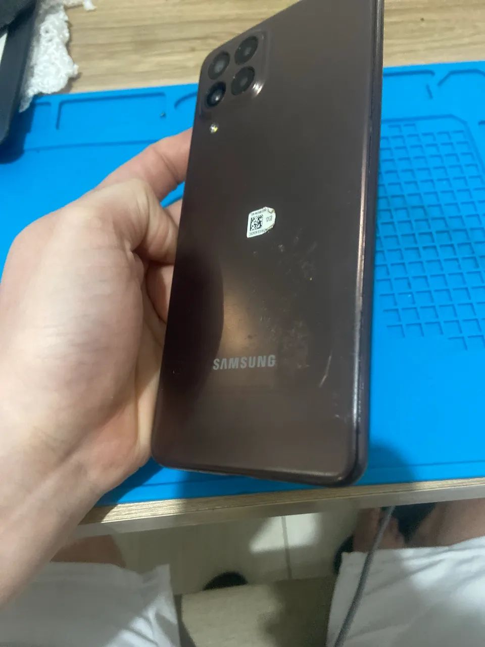 Samsung M53 com o conectar quebrado  - Foto 3