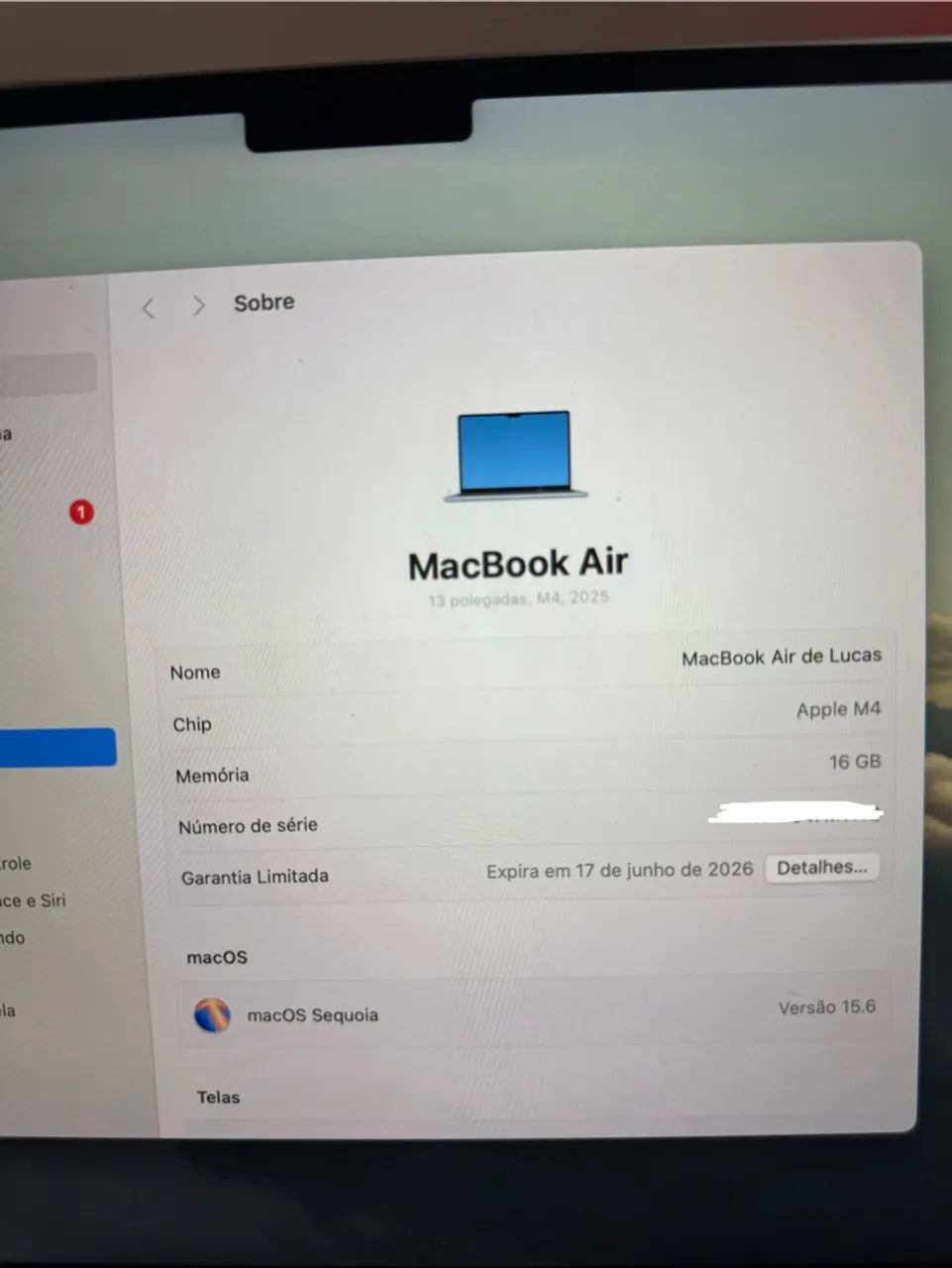 MacBook Air M4 13 polegadas - Foto 4