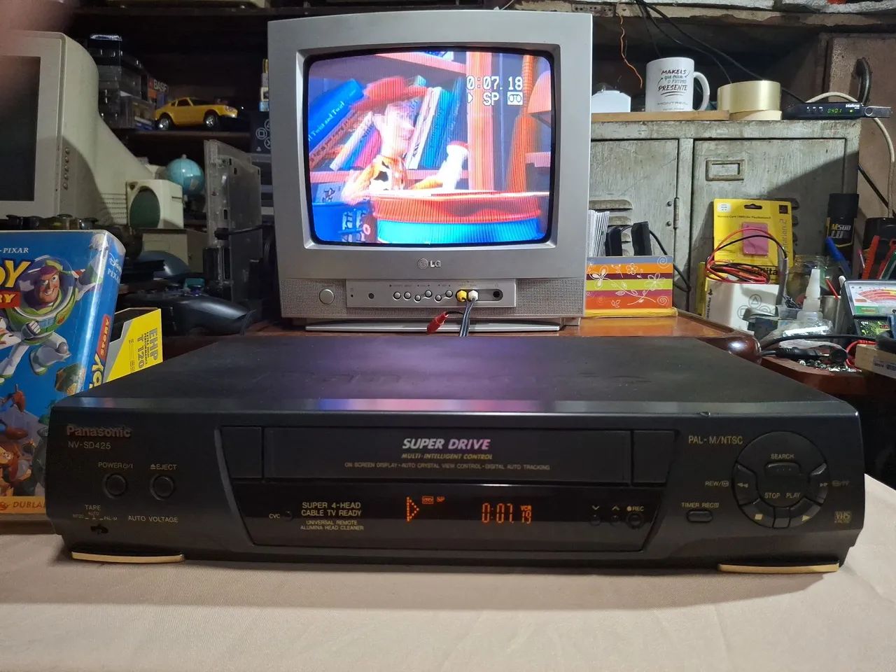 Video cassete Panasonic NV-SD425 funcionando perfeitamente <br> - Foto 3