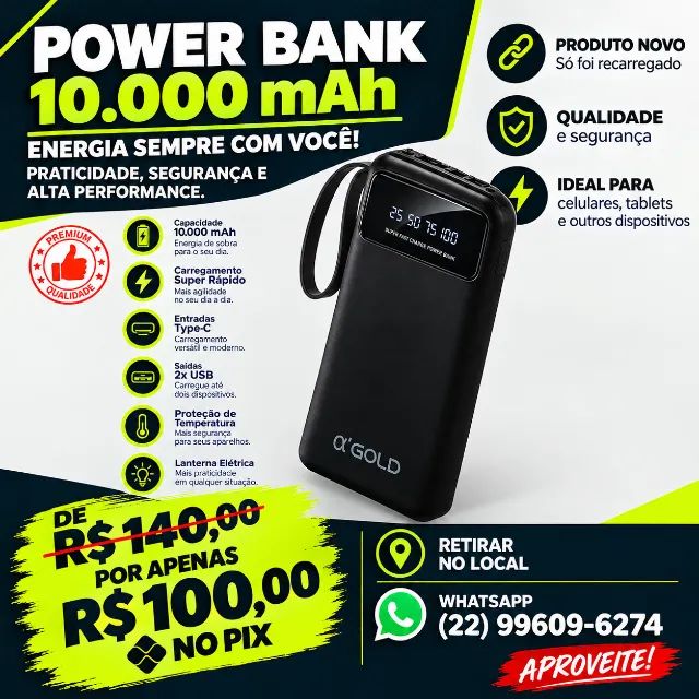 Power Bank 10000mAH