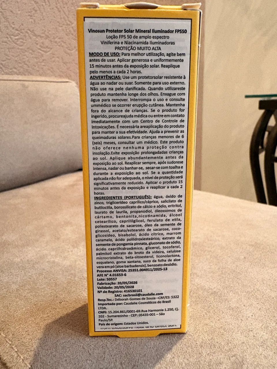 Protetor solar 50ML - caudalíe - Foto 3