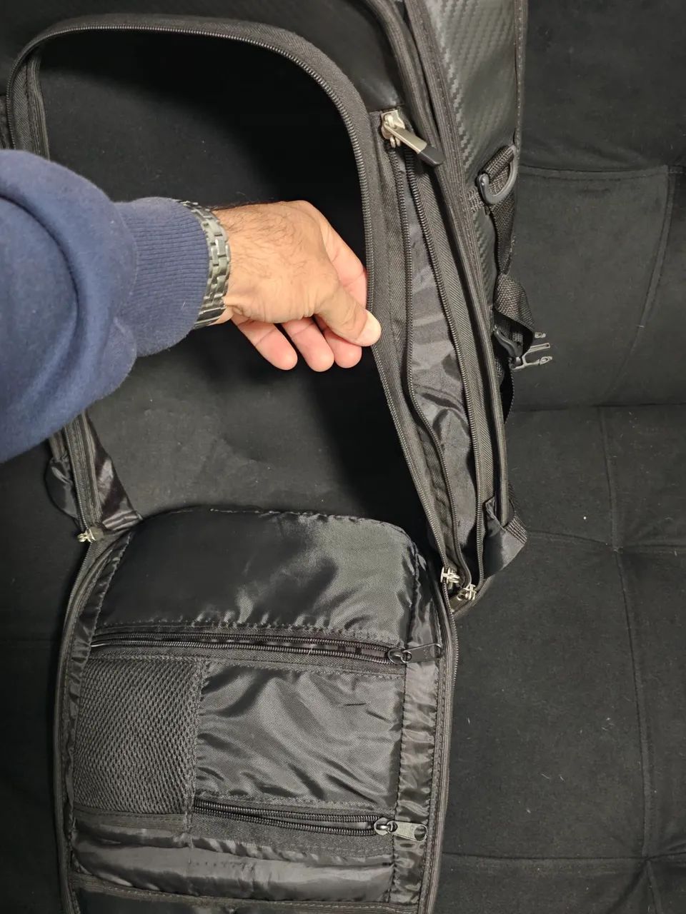 Mochila tipo casco, tartaruga - Foto 4