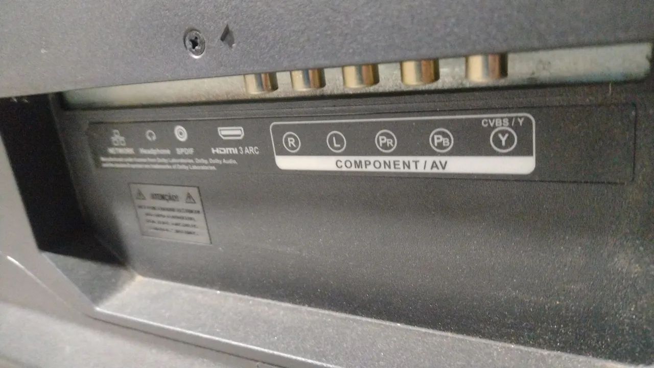 TV Smart AOC LE32S5970S tela quebrada  - Foto 4