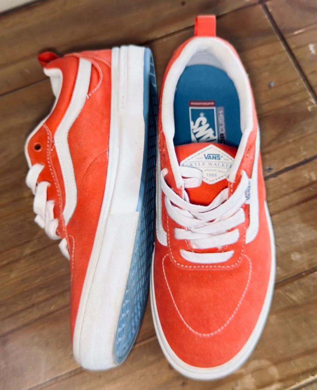 Tenis Vans Skate Kyle Walker Pro Orange Blue Tam 41