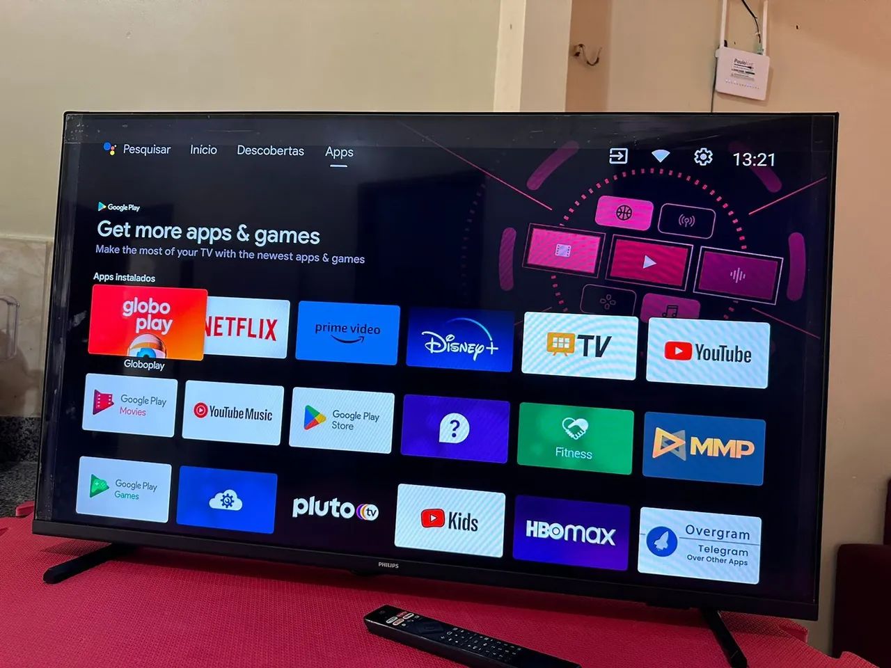 SMART TV 5O POLEGADAS ANDROID 4K COMPLETA CONTROLE REMOTO PEZINHO WI-FI E BLUETOOTH  - Foto 2