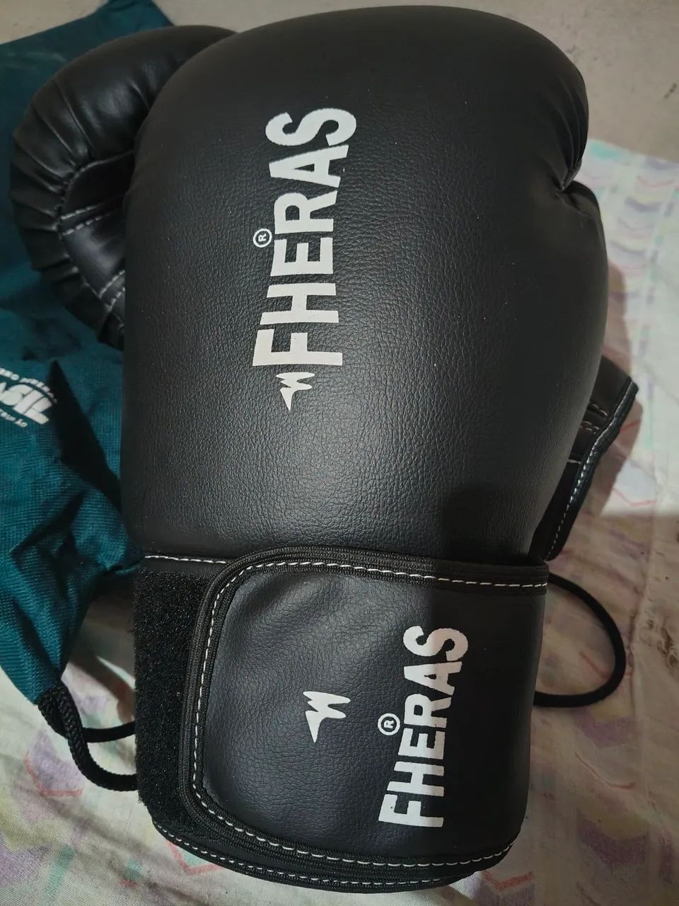 Luvas de boxe + protetor bucal  - Foto 3