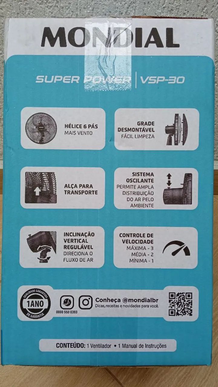 Ventilador de mesa - Foto 2