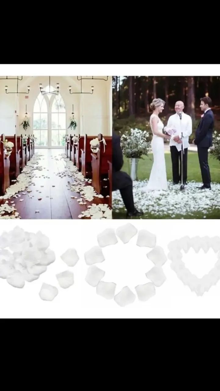 PETELAS BRANCAS PARA CASAMENTO 