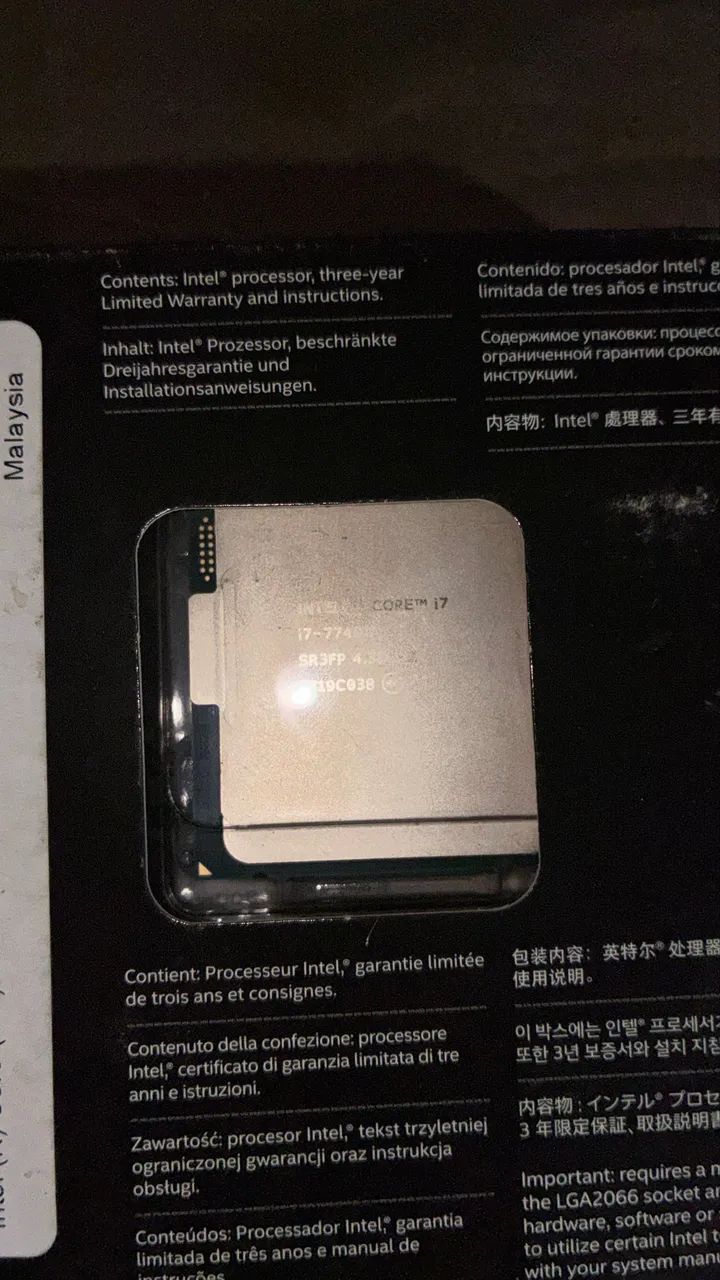 Processador Intel Core i7-7740X 4 Núcleos 4.5GHz Gamer - Foto 3