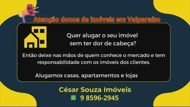 Alugamos  e vendemos e o seu imóvel em Valparaíso e região, sem ter dor de cabeça? - Foto 3