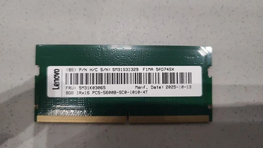Memória RAM DDR5 8Gb 4800Mhz