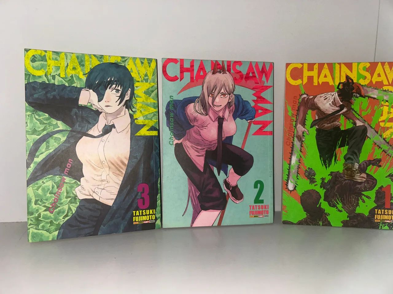 Mangá Chainsaw Man 1,2 e 3 Volumes