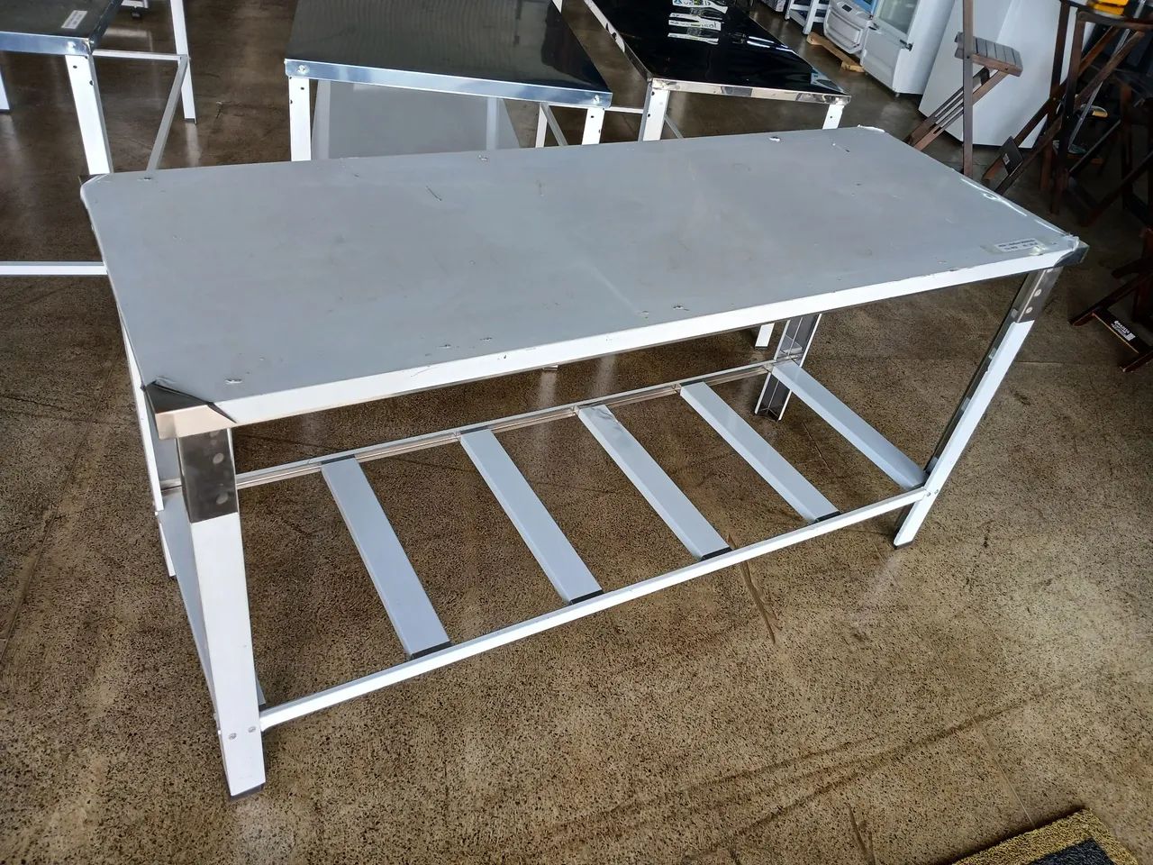 Mesa Inox 180x65 Gradeada ital inox  - Foto 3