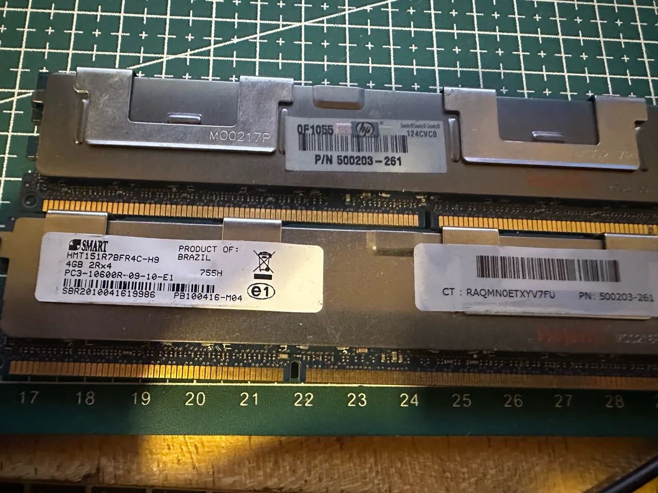 Memória DDR3 ECC - servidor 8gb ( 2x4)
