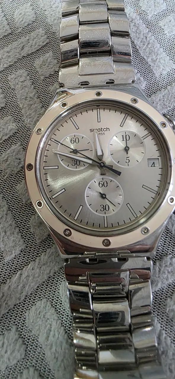 Relogio Swatch Irony Chrono "Potential Power" (YCS570G) - Foto 2