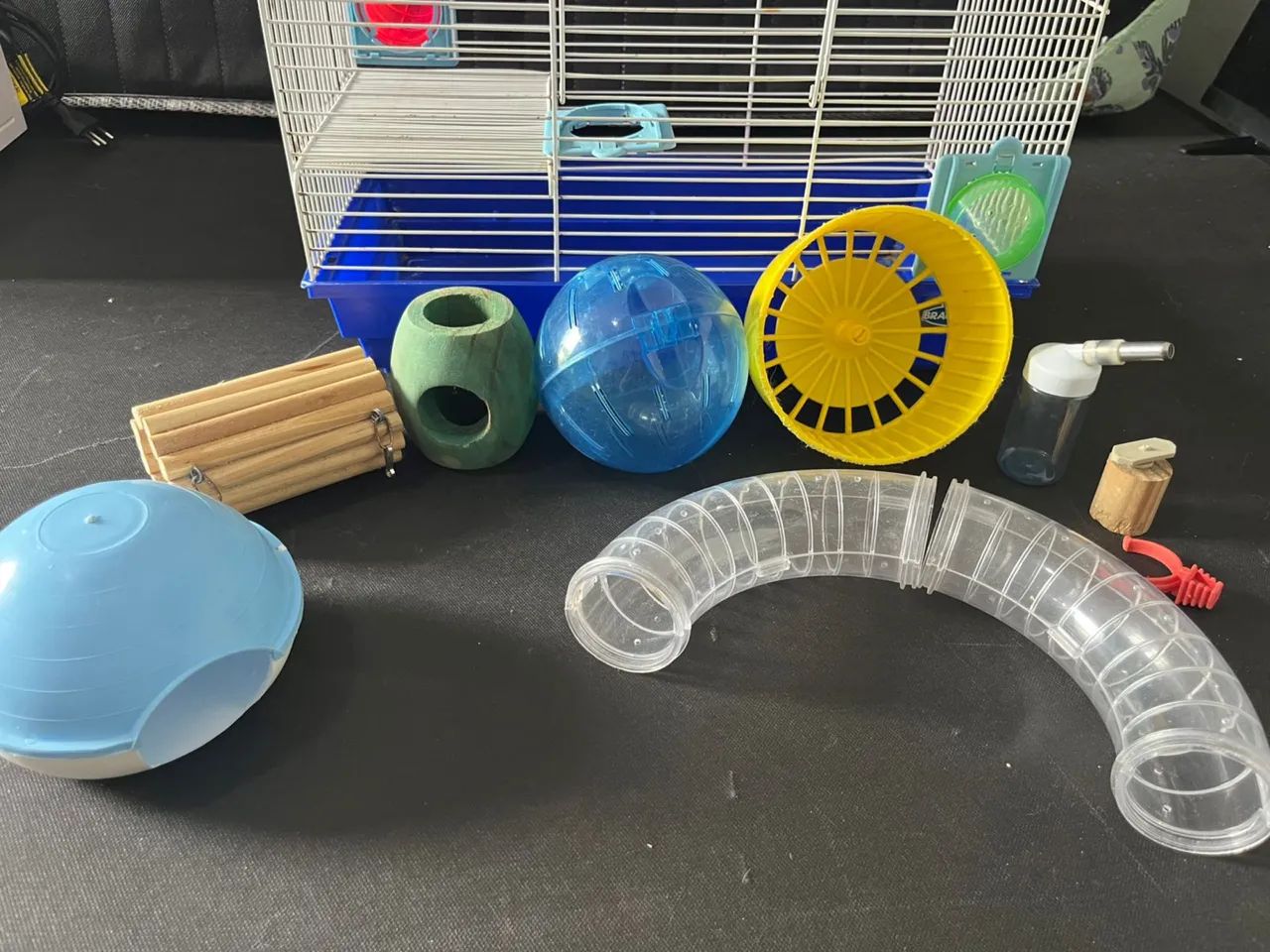 GAIOLA HAMSTER GRANDE 3 ANDARES PRATICAMENTE NOVA - Foto 4