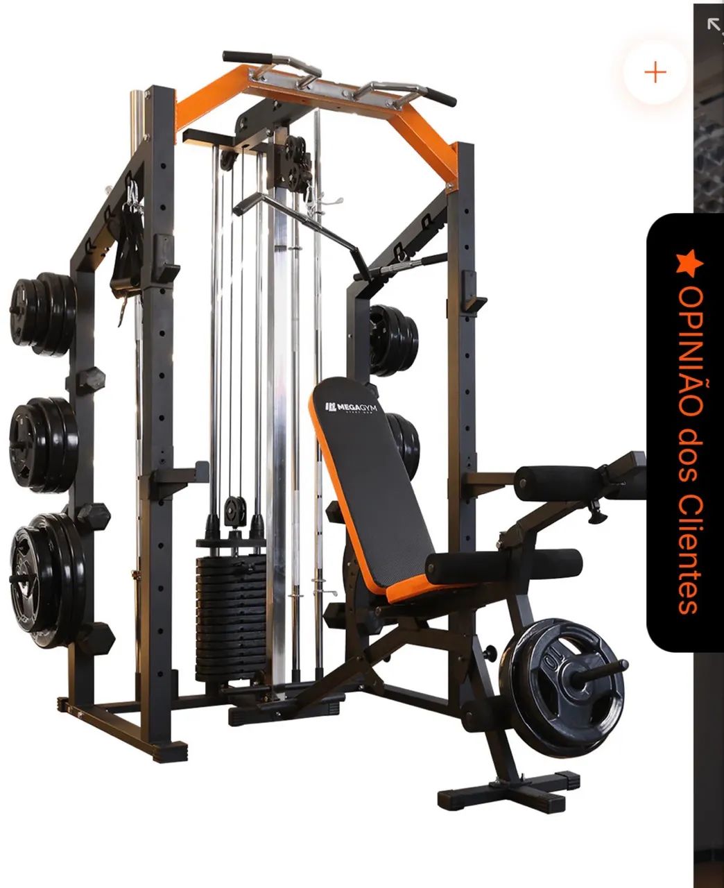 Mega rack estação de musculação Mega Gym - Foto 2