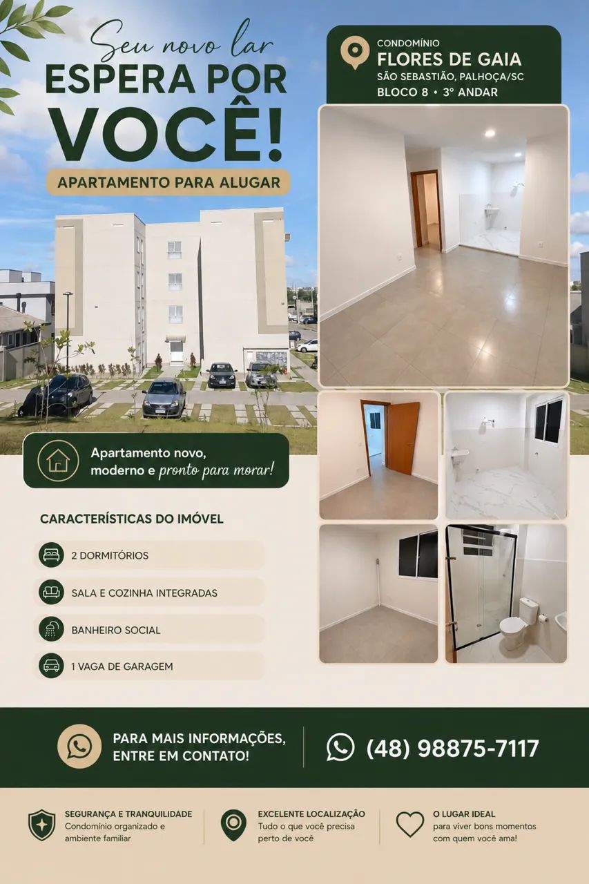 Apartamento para alugar em São Sebastião