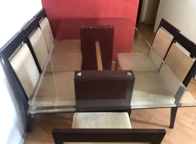 Mesa com 06 cadeiras  - Foto 4