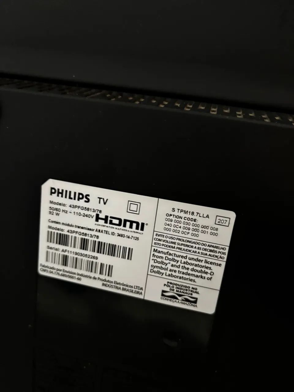 TV PHILIPS 43 polegadas  - Foto 3