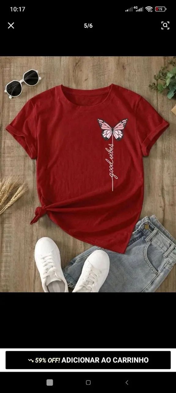 Blusa feminina de algodão  - Foto 2
