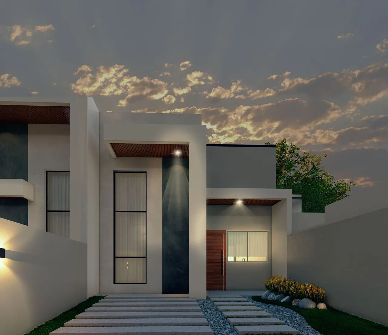 Casa com 3 quartos sendo 1 suíte