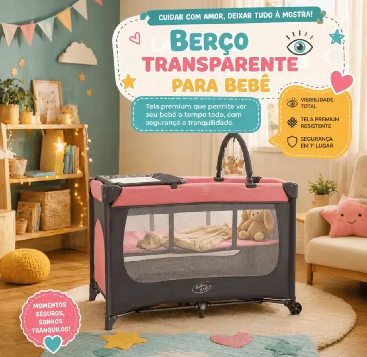 Chiqueirinho rosa de bebê  - Foto 4