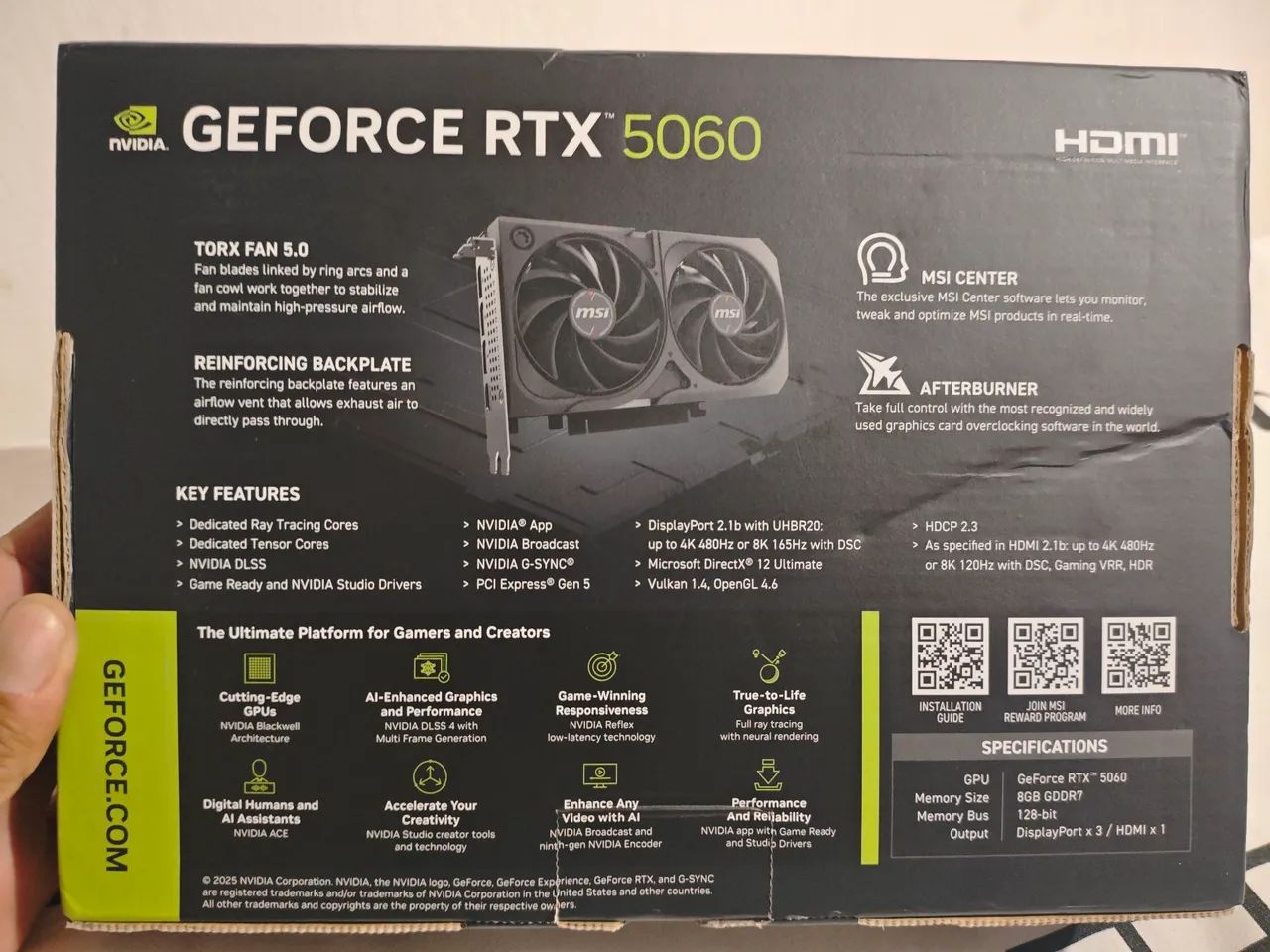 PLACA DE VÍDEO NVIDIA GEFORXD RTX 5060 SHADOW 2X. - Foto 2