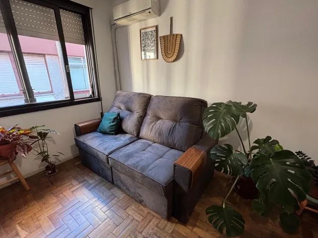 Sofá dois lugares retrátil marrom - Foto 2
