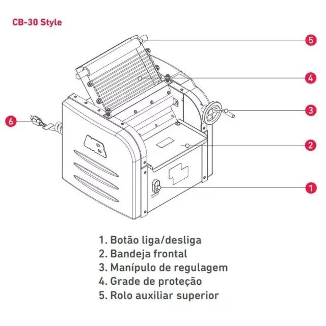 Cilindro sovador CB-30 Style Braesi - Foto 2